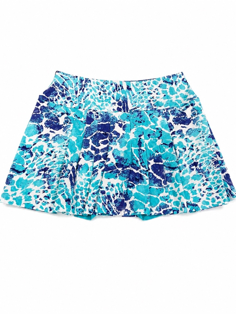 New - TAIL Activewear Women’s Pleated Golf Tennis Skort in Blue Aqua | UPF 50+